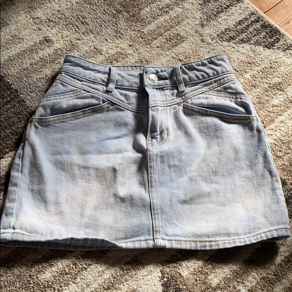 PacSun Jean light denim mini skirt - Picture 1 of 8